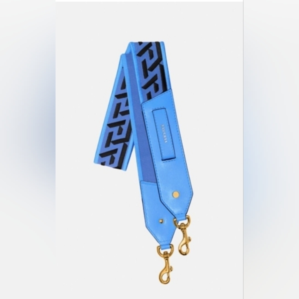Versace LA Grecca signature bag strap.